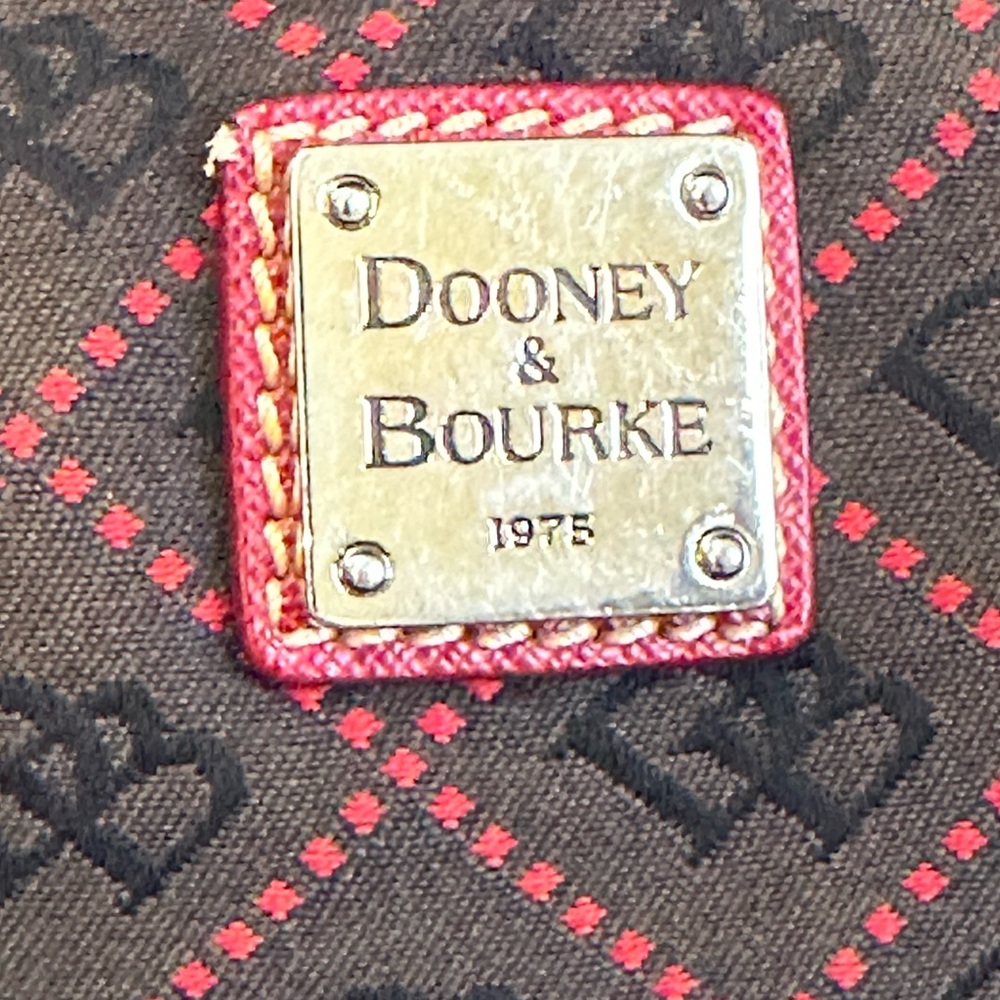 Dooney & Bourke Signature Canvas Shoulder Bag - Picture 3 of 12